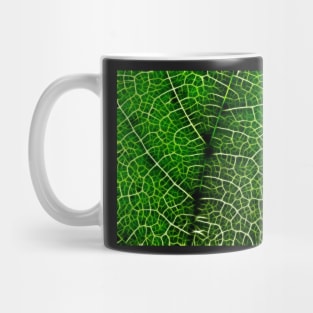 Green Leaf Macro Mug